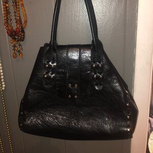 Calleen Cordero Black Leather Tote